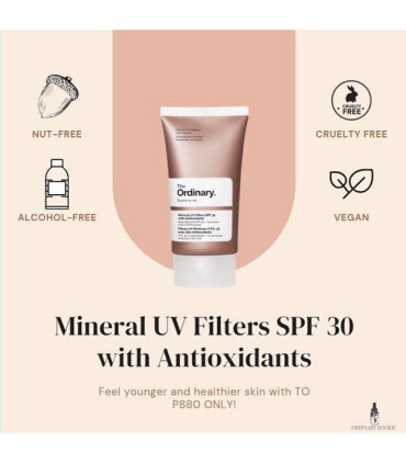 ضد آفتاب مینرال بی رنگ SPF30 حجم 50 میل