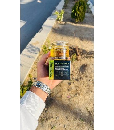 کرم طلای فارم استی Farmstay 24K Gold and Peptide Ampoule Cream