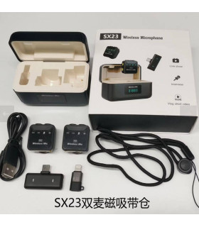 میکروفون یقه ای SX23 دو کاربره بیسیم